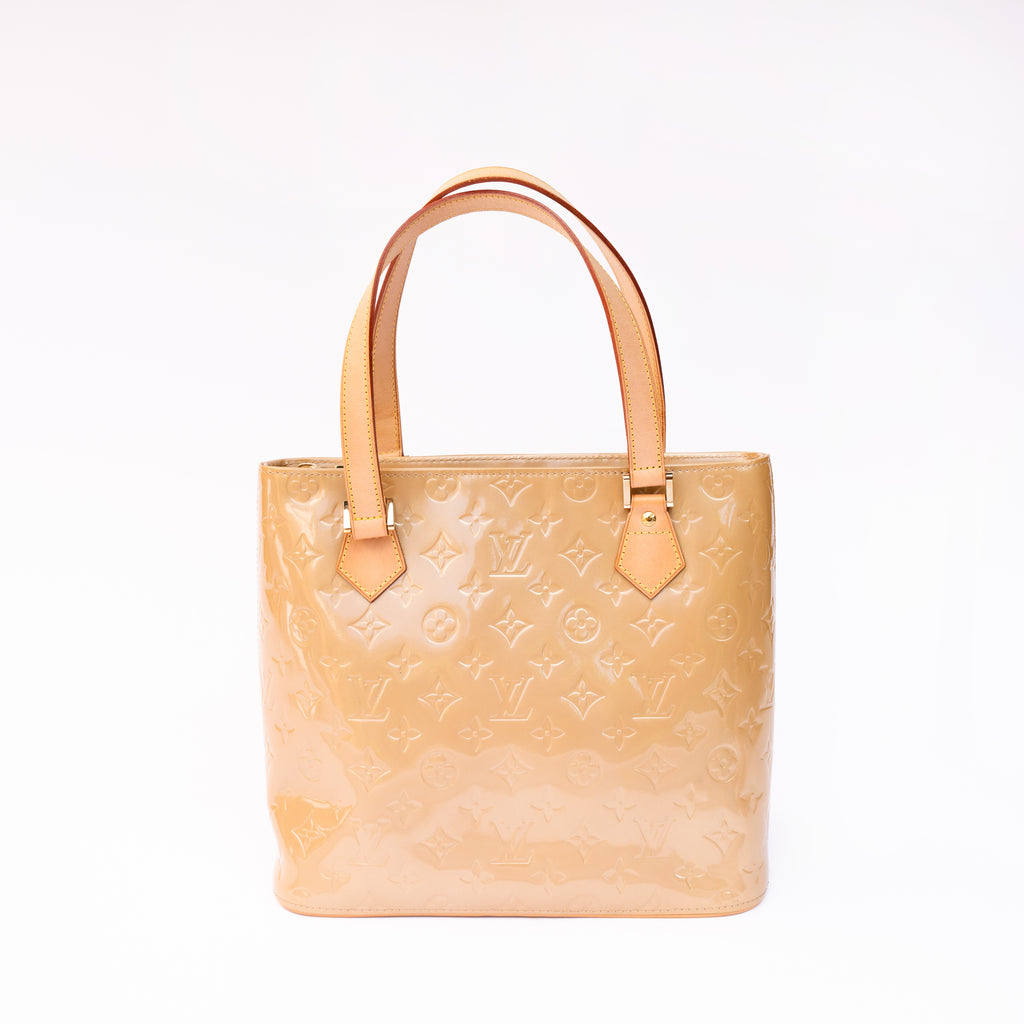 Louis Vuitton Monogram Vernis Houston Bag Cream