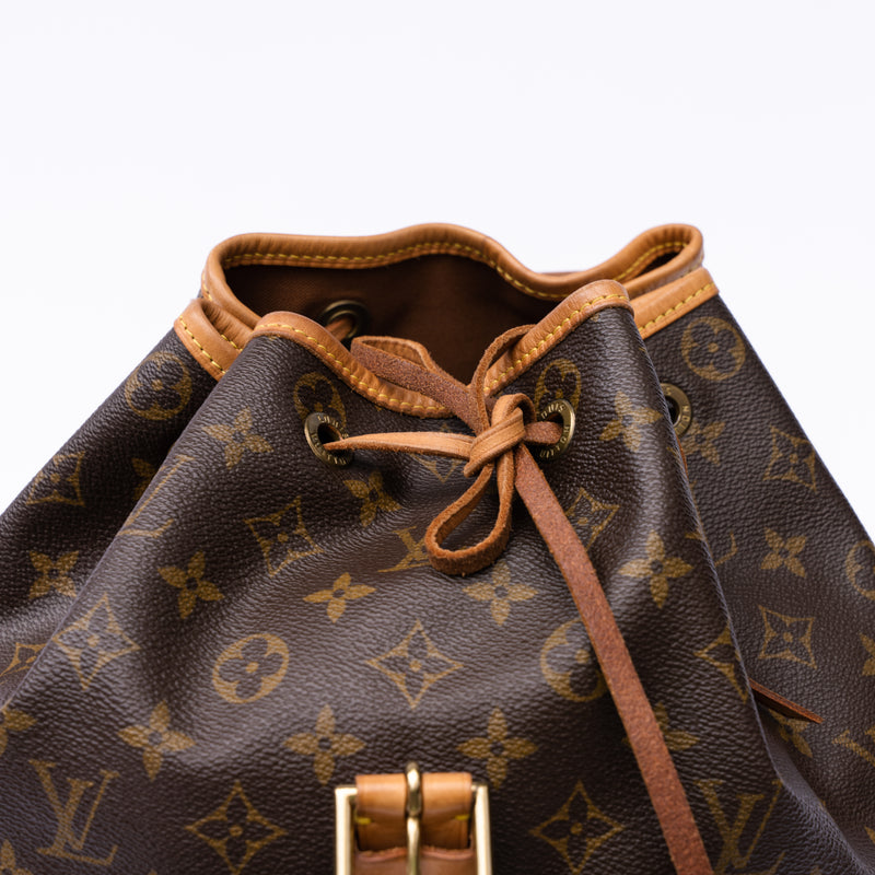 Louis Vuitton Monogram Montsouris GM Backpack Large Bookbag 860534