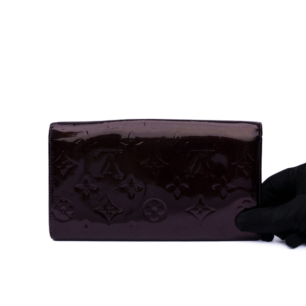 Louis Vuitton Rossmore Wallet Vernis in Amarante