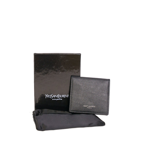 YSL Coin Pouch in Black