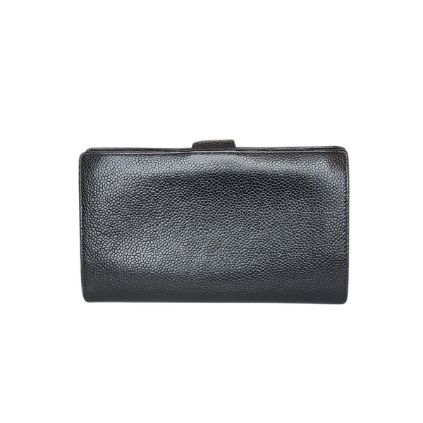 Chanel Bifold Wallet in black caviar