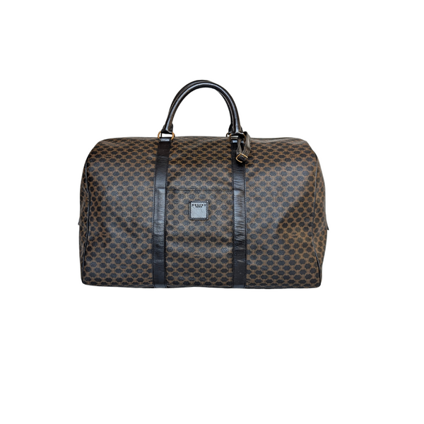 Celine Black Macadam Holdall 45