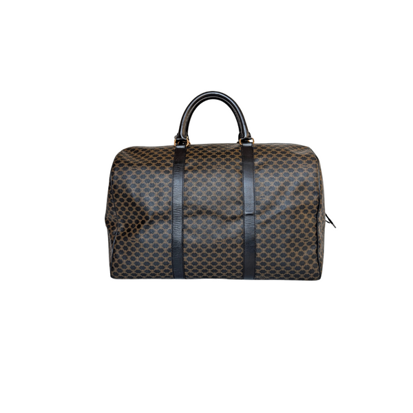 Celine Black Macadam Holdall 45