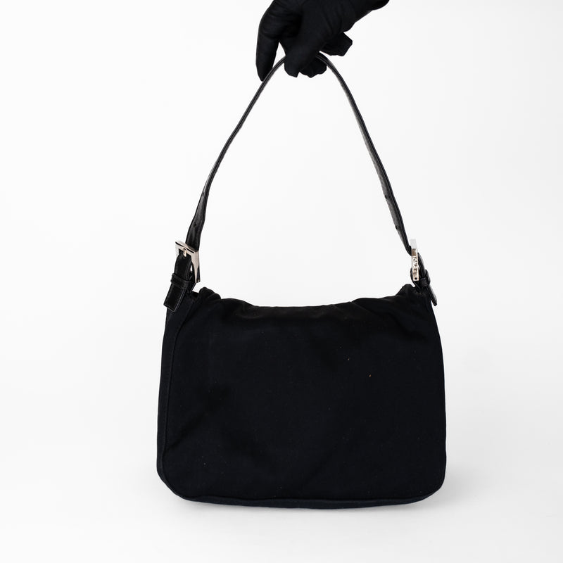 Fendi Black Shoulder Bag with Bespoke Liner