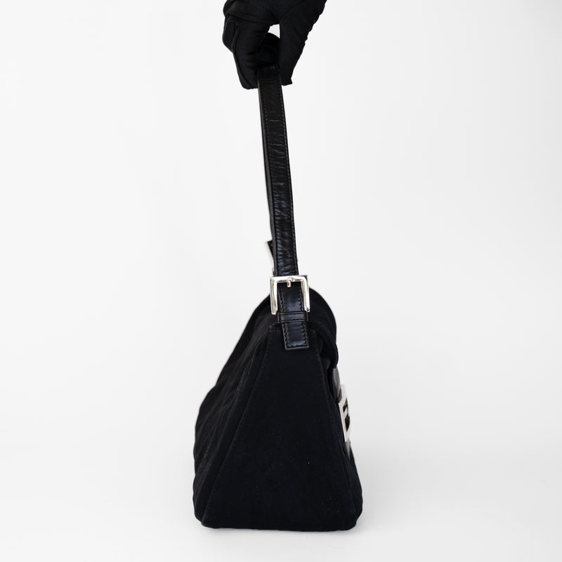 Fendi Black Shoulder Bag with Bespoke Liner