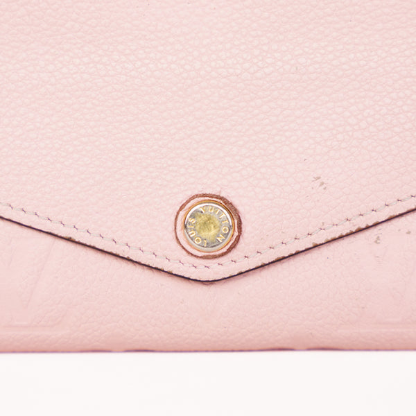 Louis Vuitton Sarah Light Pink Empreinte Purse