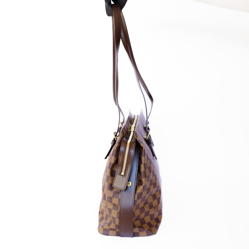 Louis Vuitton Chelsea Shoulder Tote Bag in Damier Ebene - TH0076