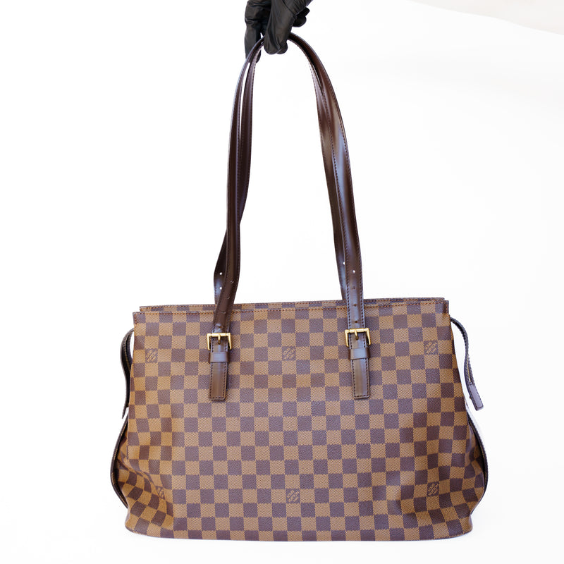 Louis Vuitton Chelsea Shoulder Tote Bag in Damier Ebene - TH0076