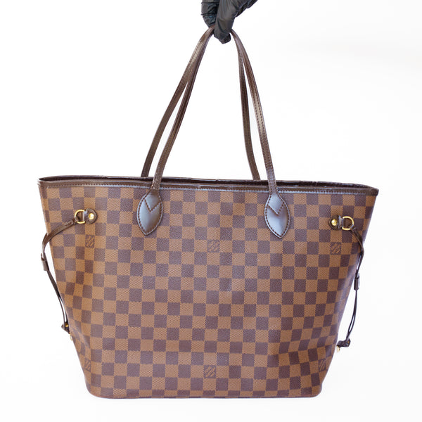 Louis Vuitton Neverfull MM Bag in Damier Ebene - SD2170