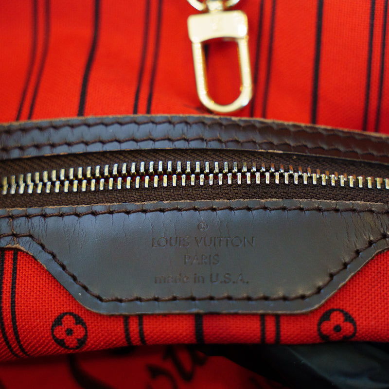 Louis Vuitton Neverfull MM Bag in Damier Ebene - SD2170