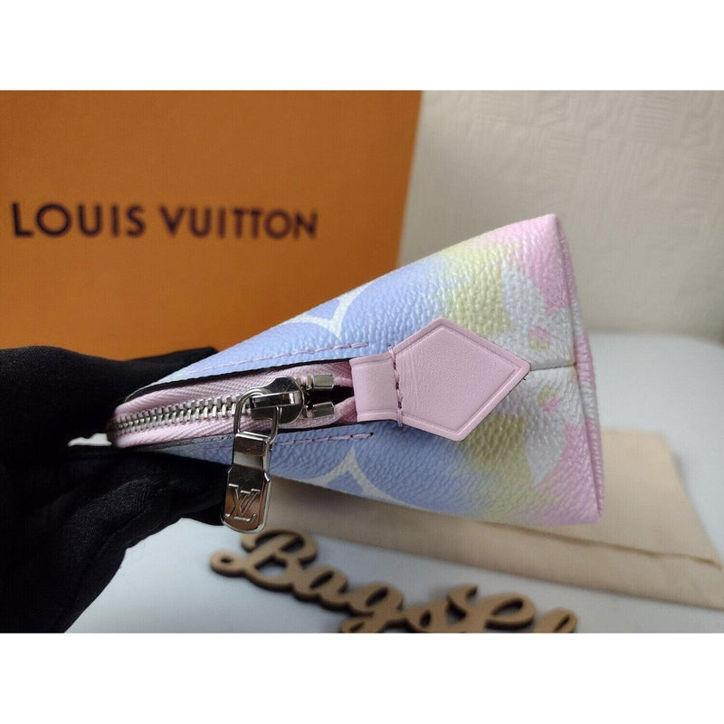 Louis Vuitton Pink Monogram Escale Tye Dye Cosmetic Pouch PM 11LVJ1025 For  Sale at 1stDibs