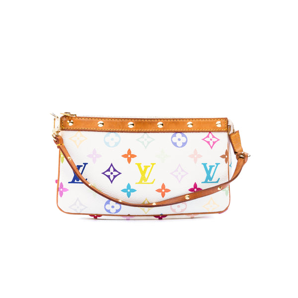 Louis Vuitton Takashi Murakami Blanc Pochette Accesoires