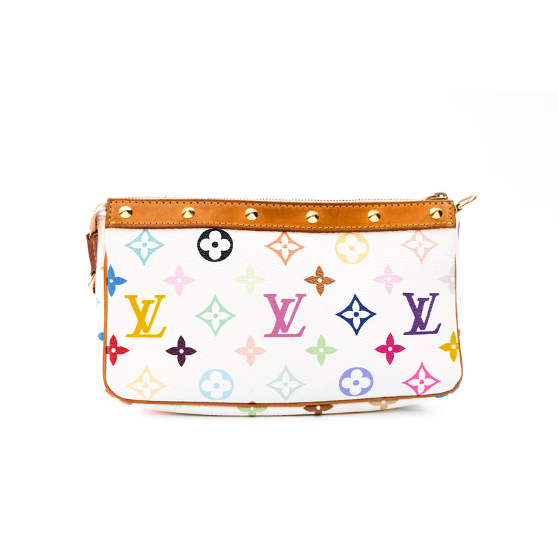 Louis Vuitton Takashi Murakami Blanc Pochette Accesoires