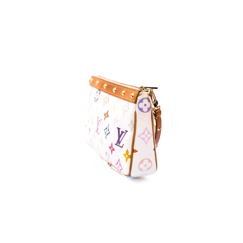 Louis Vuitton Takashi Murakami Blanc Pochette Accesoires