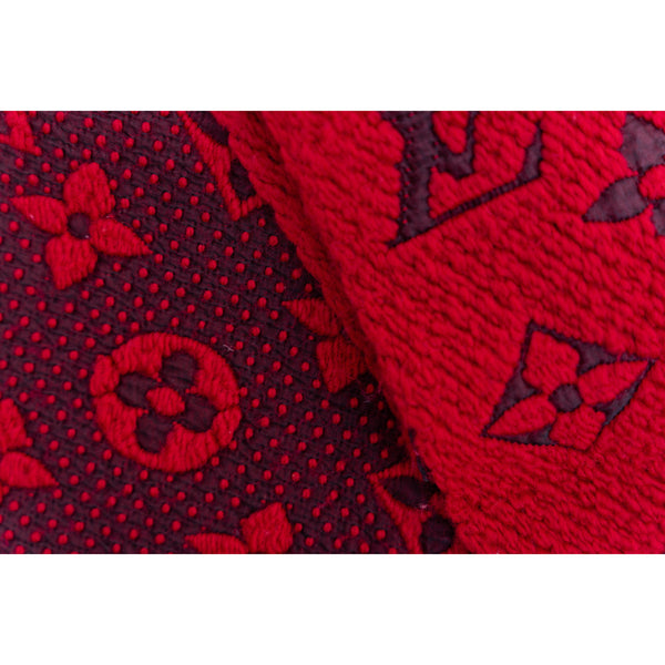 Louis Vuitton Logomania Scarf Ruby