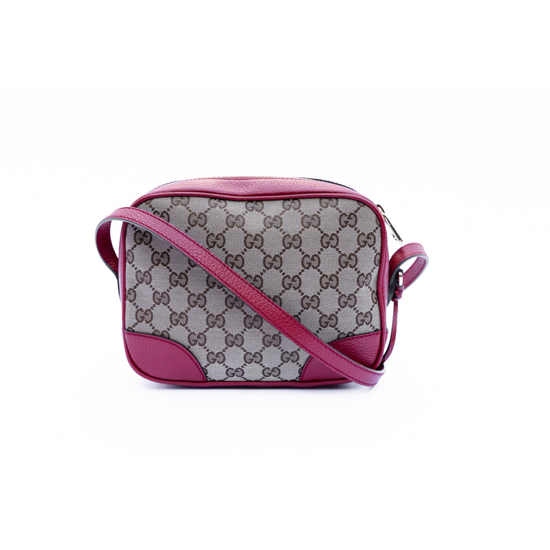 Gucci canvas crossbody on sale bag